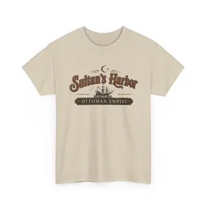 Vintage Ottoman Harbor Shirt, Retro Maritime Graphic Tee, Sultan Harbor Sailing Ship Shirt, Old World Nautical T Shirt