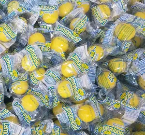 Lemonhead Candy - Zesty Lemon Flavor Bite-Sized Sweet Snack Bonbon Chewy Classic Citrusy Goodness