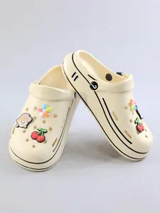 Women's Cute Cartoon Design Clogs, Casual Breathable Comfortable Home Slippers, Non-slip Clogs for Indoor & Outdoor Wear, Wide Fit, Soft Slippers