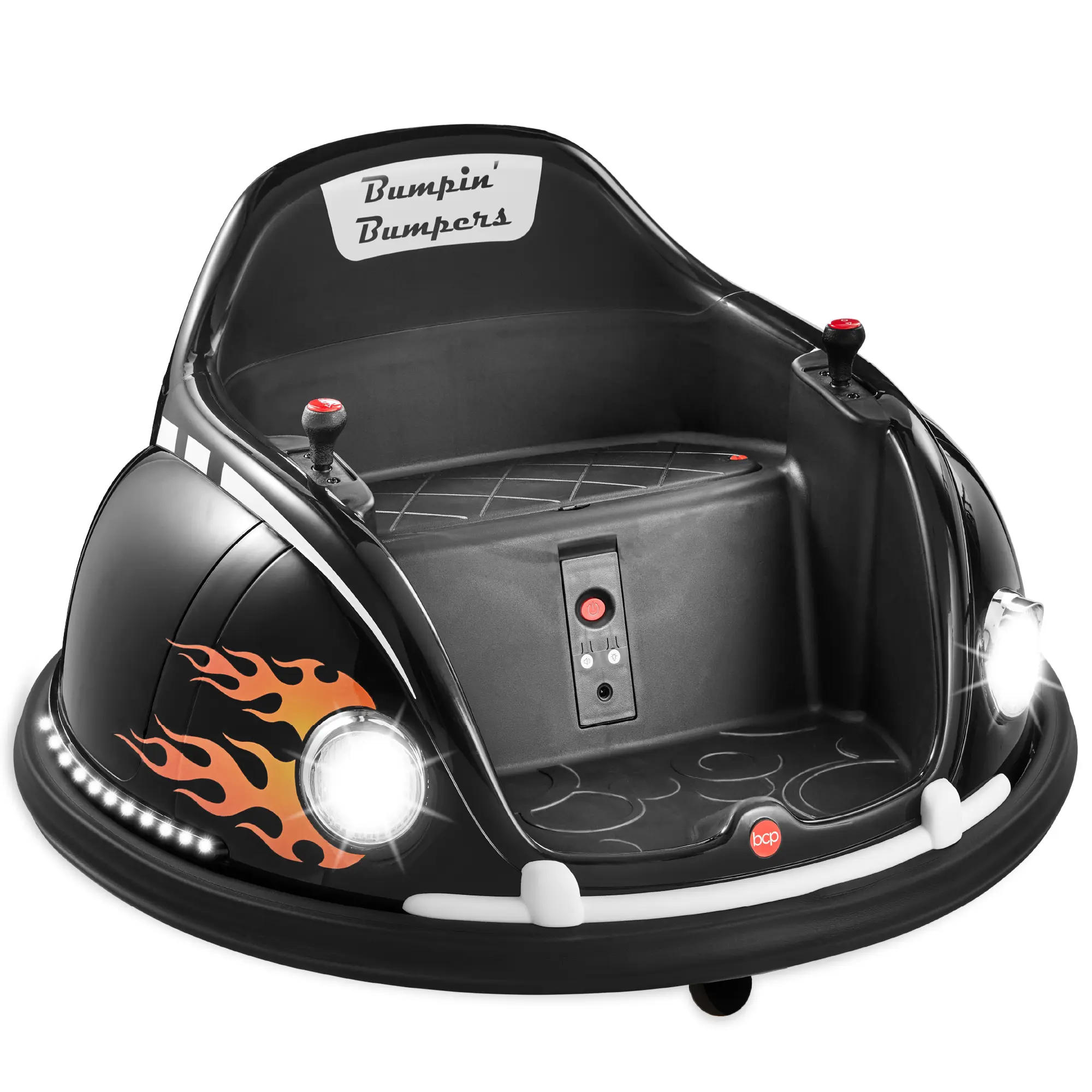 Best Choice Products 6V Kids Ride On Bumper Car Toy w/ Remote Control, Harness, Lights, 360 Degree Spin