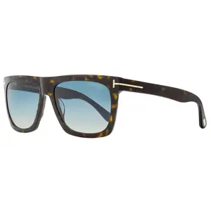 Tom Ford Rectangular Sunglasses TF513 Morgan 52W Dark Havana  57mm FT0513