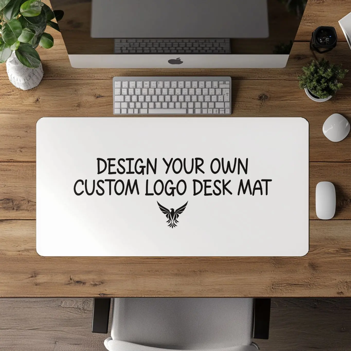 Custom Logo Desk Mat, Custom Photo Mousepad, Work Mousepad, Personalized Business Photo Mat, XXL Mouse Pad, Work Desk Pad, PC Gaming Setup