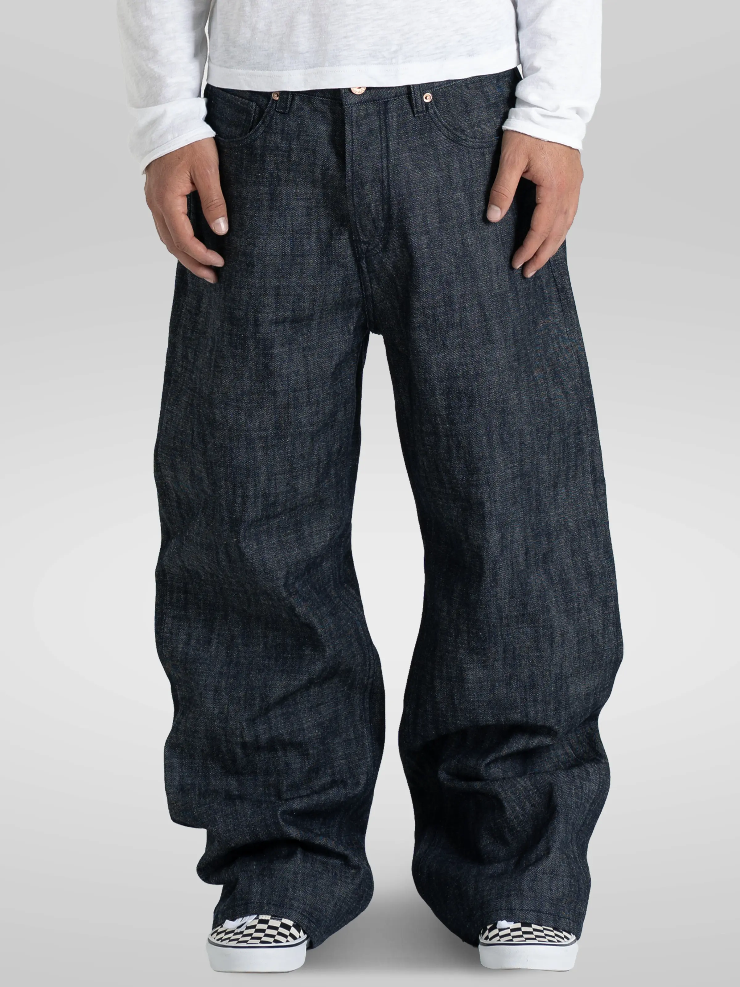 'Veil' Raw Indigo Selvedge Denim