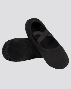 Kids Stretch Canvas Split Sole Ballet Shoes