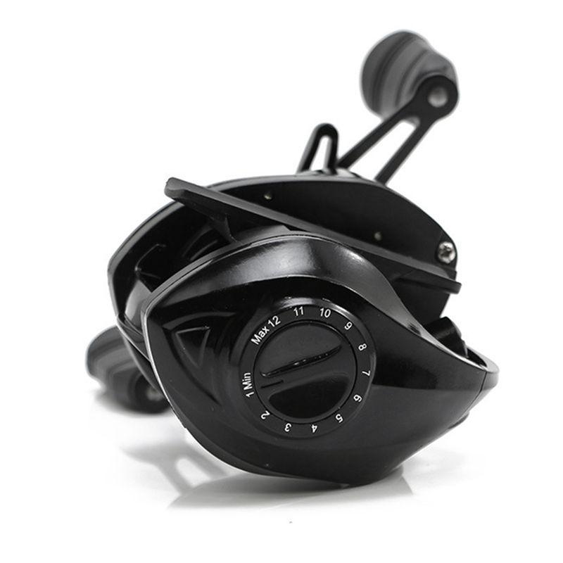 Water Drop Wheel Fishing Baitcasting Reel 18+1 Shaft 7.2:1 High Gear Metal Line Cup Sea Jig Wheel Left Hand