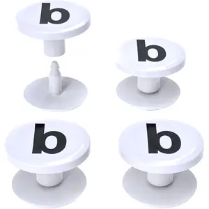4-count Replacement Buttons with B for Bogg Bag Handle Strap. Compatible with Bogg Bag Beach Tote Handles. Fix Your Bogg Bag Handle Quickly and Easily with Replacement Rivets