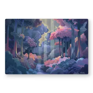 Conscious Sales C1MP2436EGJEOT 24 x 36 in. Beams - Pink Metal Print Wall Art for Stylish Home Decor - Unique Art