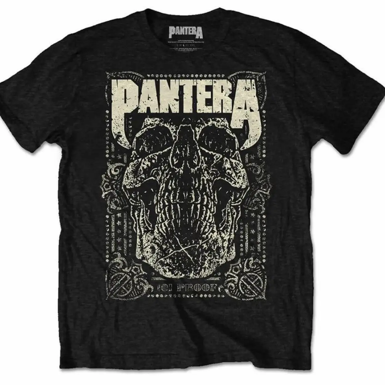 Pantera 101 Proof Skull Rock Band T-Shirt Cotton Menswear, Gift For Fan
