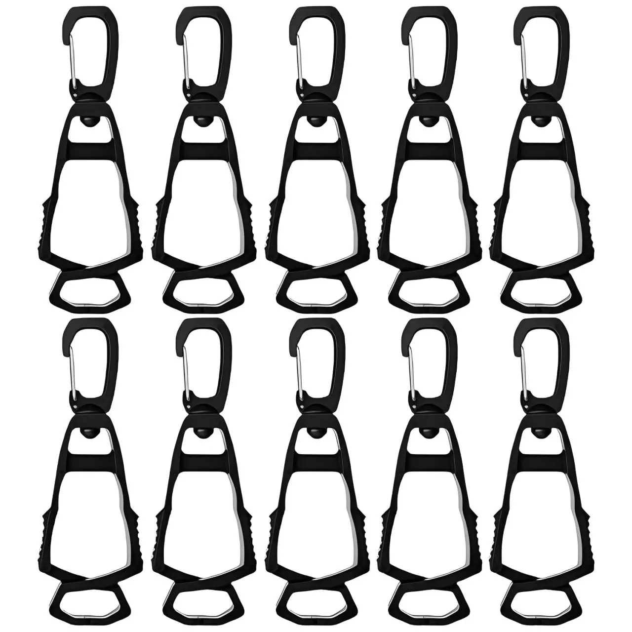 10Pcs Glove Clips for Work Glove Holders, Powerful Bite Glove Holder for Belt and Pants, Prevent Loss and Free Hands Glove Clip, Improve Work Efficiency and Safety, for Construction Gloves, Helmets