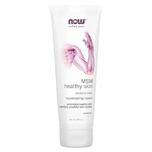 NOW Foods Solutions, MSM Healthy Skin, Liposome Lotion, 8 fl oz (237 ml)
