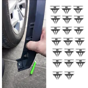 20PCS Wheel Flair Mounting Clip Rocker Moulding Fender Clip with Sealer, Fender Trim Clips, Wheel Flare Clips Compatible with Jeep Cherokee Compass, Replace OEM # 68271803 AA 68395627 AA 11571175