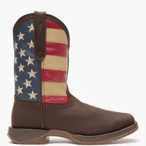 Durango Men's Rebel by Patriotic Pull-On Western Flag Boot