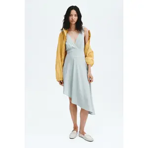 H&M Asymmetric jacquard-weave dress