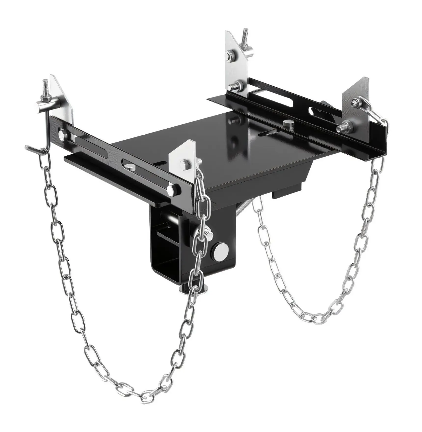 Transmission Jack Adapter 1100 Lbs - Automotive Lift Tool for Floor Jacks - Heavy Duty Steel Gearbox Support - 1-1/5in Saddle Shaft - Garage & Repair Shop Default