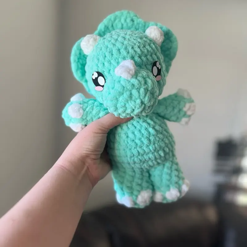 Baby Dinosaur Fidget Toy - Soft Fabric Stress Relief for Kids Ideal for Relaxation and Play United States Made
