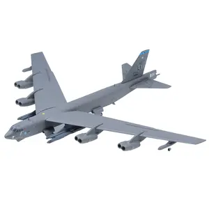B-52H Long Range Jet-Powered Strategic Bomber Plane Fighter Model 1/200 Military Aircraft Die-cast Airplane Models for Commemorate Collection or Gifts