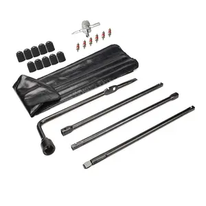 Spare Tire Tool Kit With Jack Handle And Lug Wrench Compatible Chevy Silverado Tahoe Avalanche Suburban Gmc Sierra Yukon 1999-2019 Cadillac Escalade 2002-2018