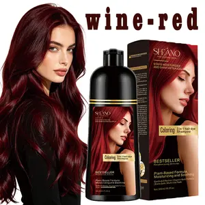 PureCover 3-in-1 Dye Shampoo ColorFix Herbal Hair Dye Shampoo SilkTint Ginseng Hair Care Dye