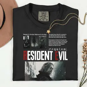 Resident Evil Requiem Shirt, Leon Kennedy T-Shirt, Horror Game Tee - scs17402