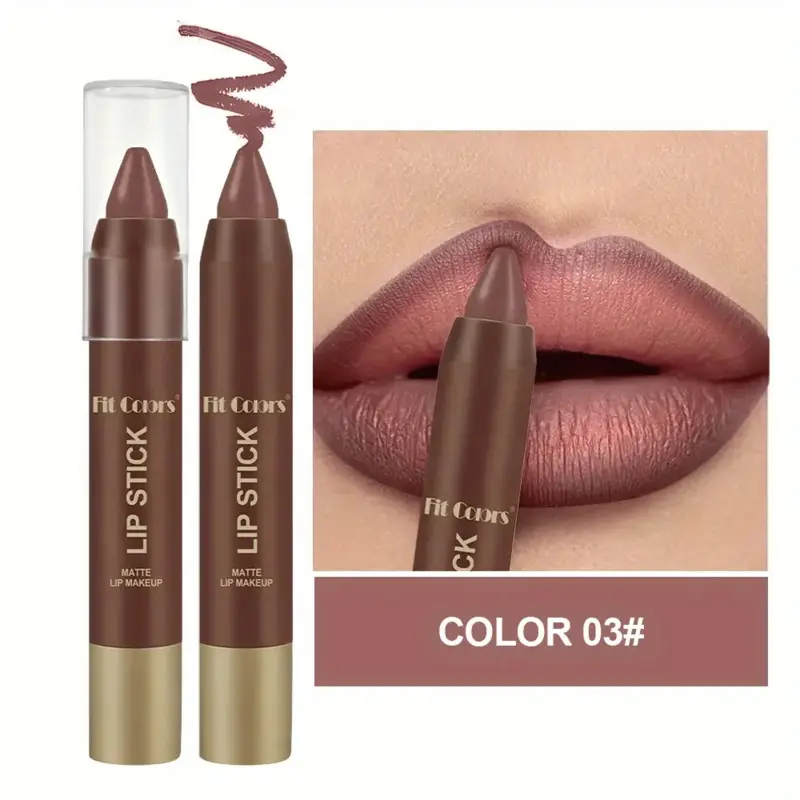 Stylish Matte Lipstick for Women, Enhance Look Everyday Party Makeup, Choose From 6 Colors, Perfect Gift Idea for Her, Cosmetic, Lip Products Makeup, Individual Lipsticks