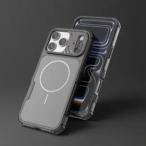 Rugged Heavy Duty Magnetic Compatible Case, Shockproof Phone Cover for iPhone 17 16 15 14 13 Pro Max Plus