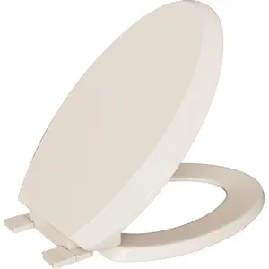ProFlo PFTSEC2000BS | Crisson Beige Elongated Toilet Seat – Heavy-Duty Plastic, Soft Close, Quick Release