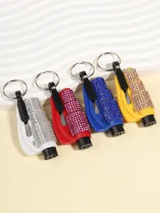 Rhinestone Decor Car Keychain, Fashionable Keychain for Women & Men, Trendy All-match & Exquisite Keychain for Birthday Gift
