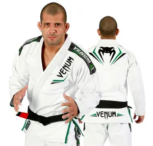 Venum "Elite" BJJ Gi - White/Green