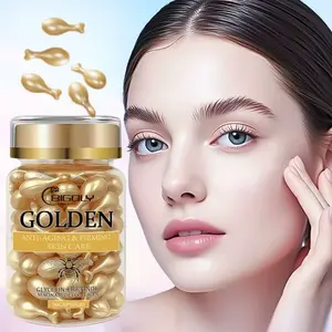 90 Capsules Vitamin C Supplement, Vitamin Blend, Niacinamide & Vitamin E Moisturizer, Gentle Skin Care Essence, Daily Hydration & Radiance Boost