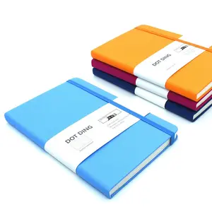 Dot Grid Bullet Journal - A5 Canvas Hardcover Notebook
