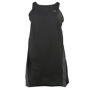 adidas Womens Ri 3S Sum Sleeveless Mini Dress Running Casual  - Black