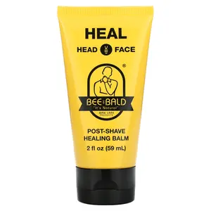 Bee Bald Heal Head & Face, Post-Shave Healing Balm, 2 fl oz (59 ml) Bee Bald Heal Head & Face, Post-Shave Healing Balm, 2 fl oz (59 ml)