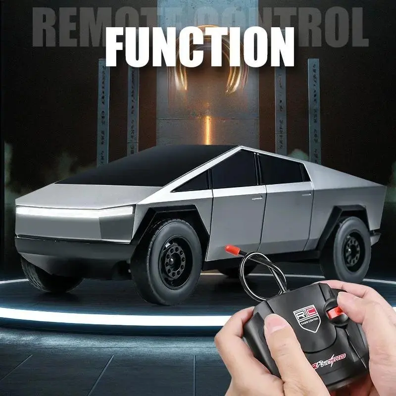 Tesla Cybertruck 1:14 RC Controlled Vehicle - Detailed Design, Easy Maneuvering, Wireless Remote Control Electric Toy Truck, Futuristic Fun Gift for Tesla Fans