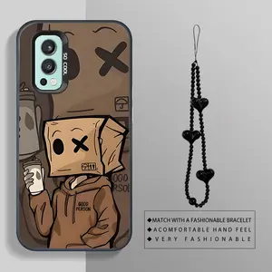 OnePlus NORD2 5G Headset boy with bracelet combination outfit phone Case For OnePlus NORD2 5G with PET Shock proof design perfect for popular