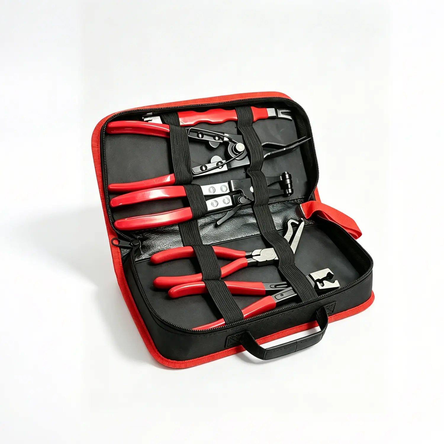 Unisex 5-Piece Automotive Electrical Connector Disconnect Pliers Set - Mechanic Tools with Angled, Straight Pliers, Multifunctional Hose Clamp Remover, Damage-Free Car Accessories for Car Repairs, Tools and Gadgets, Precision and Ease of Use