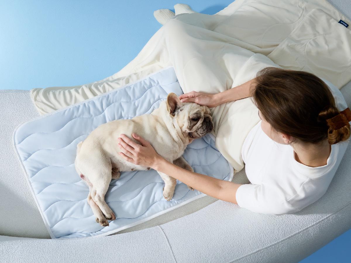 Bedsure Cooling Thin & Thick Mat for Dogs – Q-MAX>0.4 Washable Pet Cooling Pad, No Gel, No Electric, Non-Slip Summer Crate Bed for Large Dogs