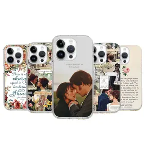 Jane Austen Quote Pride Prejudice Novel Phone Case For Iphone 16 15 14 13 12 11 X XR XS 8 Pro Max Mini, Game Gift For Fan