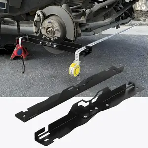 LOVEWE 2-Pack Heavy Duty Stainless Steel Toe Alignment Tool Plates, Universal Wall-Mounted Hanging Wheel Tool for Various Vehicles
