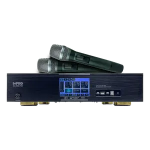 ImPro MA-8MKII 1800W 5-in-1 Karaoke Amplifier: Mixer, Equalizer, Feedback Reducer, and 2 Wireless Mics - Premium Sound for Ultimate Singing Experience