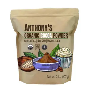 Anthony's Organic Cocoa Powder, 2 lb, Gluten Free, Non GMO, Unsweetened