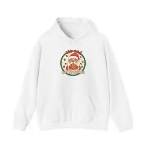 Santa Cookie Chef Hoodie | Baking Christmas Sweater Style, Holiday Baking Graphic