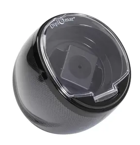 Diplomat Carbon Fiber Watch Winder - Single Watch Holder