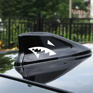 Shark Fin Car Sticker, 1 Pair Rearview Mirror Sticker, Vinyl Decal, Car Exterior Accessories for Car Decoration, Automotive, Sticker for Cars