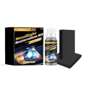 Professional Car Headlight Repair And Restoration Kit Remove Yellowing And Scratches Restore Clear Headlights Easy Diy Car Repair Cleaner