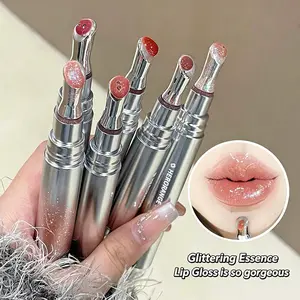 HERORANGE Glitter Shiny Lip Gloss, Moisturizing Long Lasting Lip Makeup