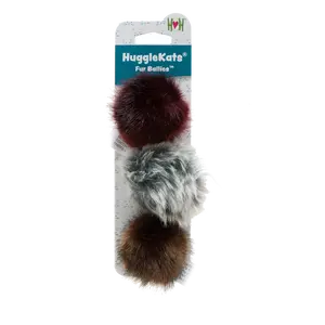 HuggleKats® Fur Ballies Cat Toys, 3 Pack