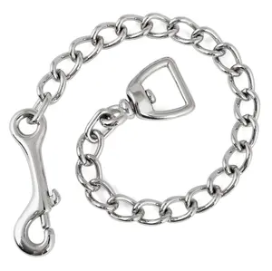 Jeffers Horse Lead Chain with Bolt Snap End & Square Eye Swivel End