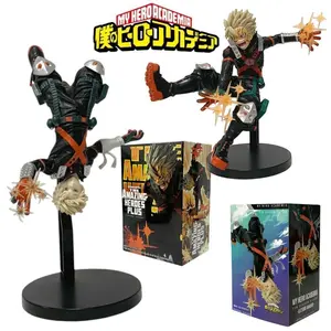 18cm/7.09in Hot Anime My Hero Academia Hero Figures deku Bakugou Katsuki Action Figural PVC Toys Desktop Statue Collection Gifts