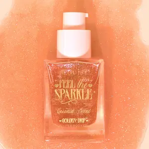 P.Louise Feel The Sparkle Diamond Glitter Body Oil - Golden Drip