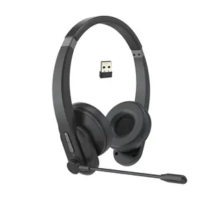 Headphones with Microphone Headset Noise Canceling Head-mounted Earphone for Mobile Phones Pc